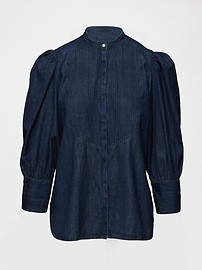 Gap × HFR Puff-Sleeve Denim Shirt by N'gai | Gap (US)