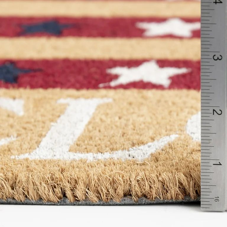 Mainstays 18X30 Welcome Flag Outdoor Coir Mat - Walmart.com | Walmart (US)