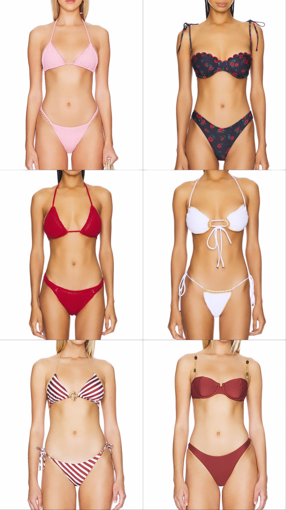 Pink bikini, swimwear, resort wear, red bikini, crochet, white bikini, swimsuit, travel outfit, beach, summer. 

#LTKSwim #LTKSeasonal #LTKTravel