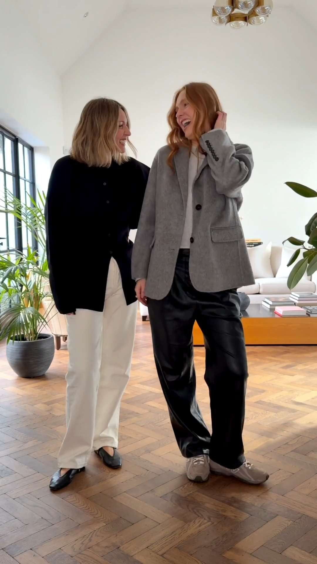 Styling My Daughter For a Day In The Office | Workwear | Office Outfit | Grey Blazer | Trainers | Waisted Cardigan 

 #LTKuk #LTKspring #LTKeurope