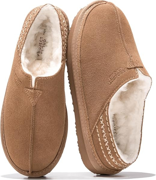 Project Cloud 100% Genuine Suede Slippers for Women - Fall Shoes for Women | Amazon (US)
