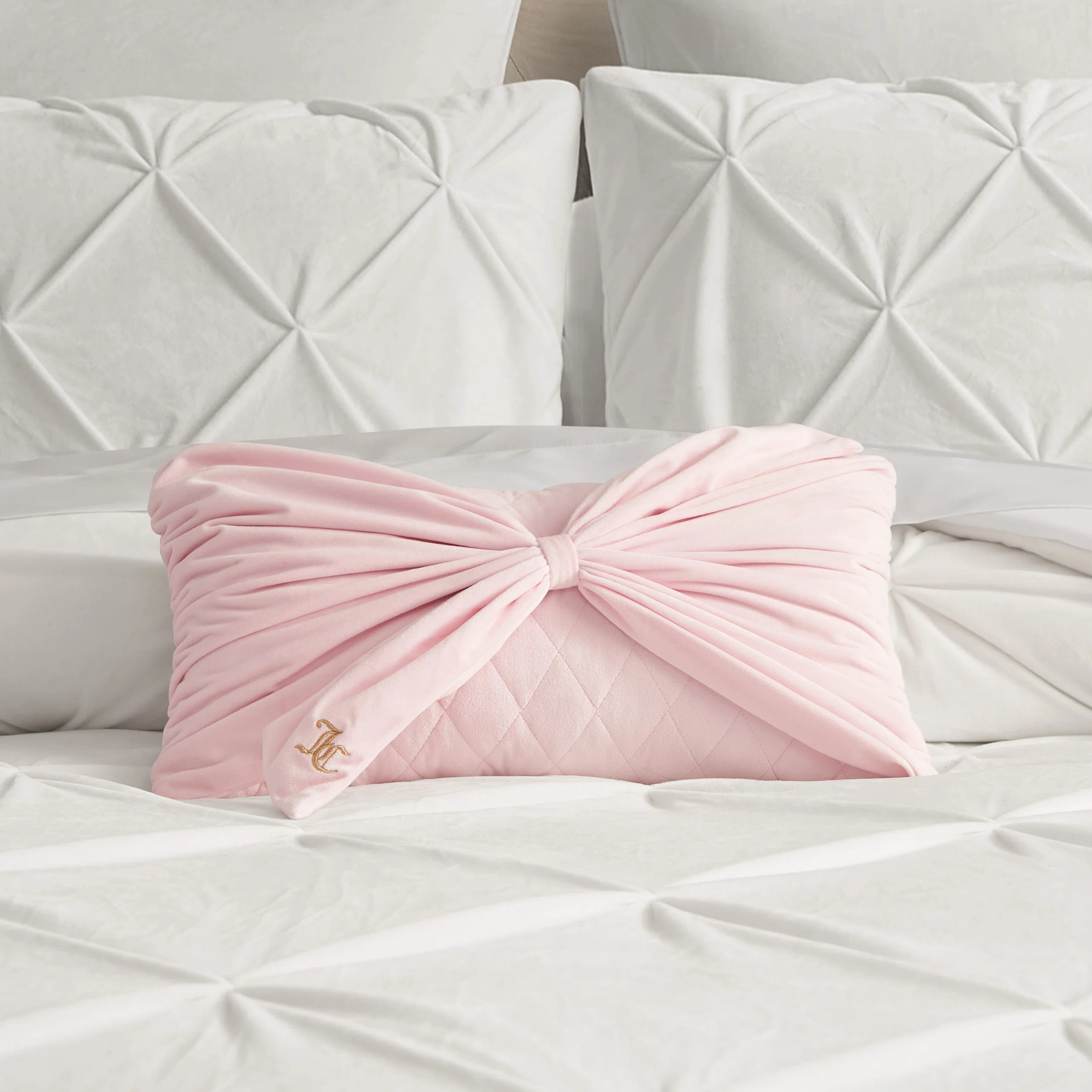 Juicy Couture Velvet Bow Decorative Pillows 10" x 18" & Reviews | Wayfair | Wayfair North America