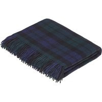 Clan Campbell Black Watch Tartan Plaid Throw Blanket - Made in England Merino Lambswool Bronte Moon | Etsy (US)