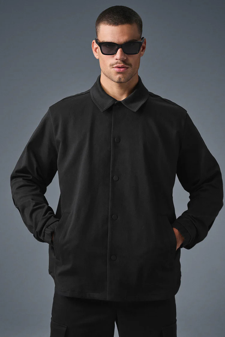 Edition Sueded Jacket - Black | Alo Yoga (US)