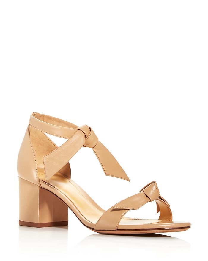 Women's Clarita Ankle Tie Block Heel Sandals | Bloomingdale's (US)