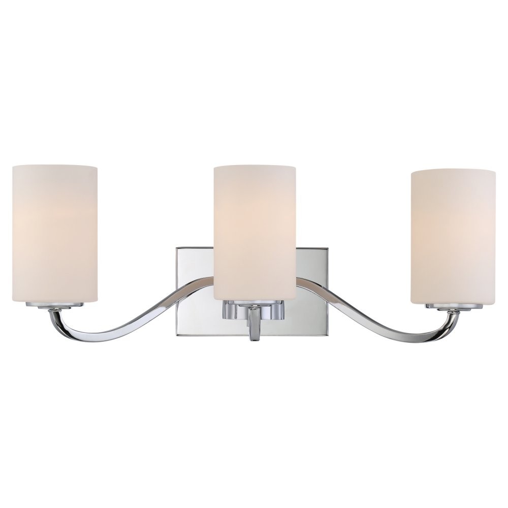 Nuvo 60/5 Willow 3 Light Bathroom Vanity Light | Hayneedle