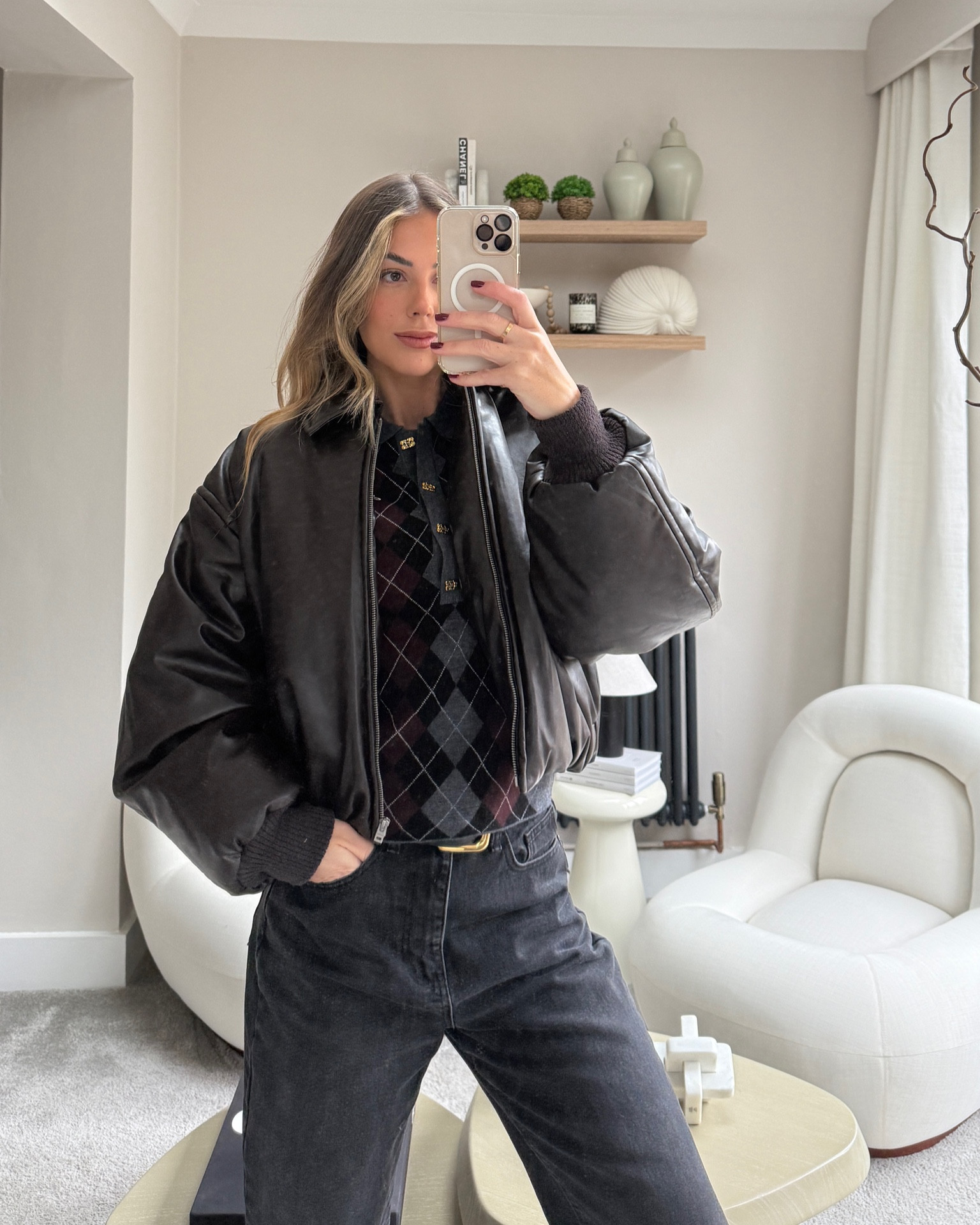 burgundy anything 😌 I’m wear a uk 10 top, small coat (they come up big!!) and l32 w26 jeans 

#LTKuk #LTKeurope #LTKautumn