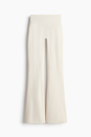 H & M - Ausgestellte Sport-Fleeceleggings mit SoftMove - Weiß - Sportswear | H&M (DE, AT, CH, NL, FI)
