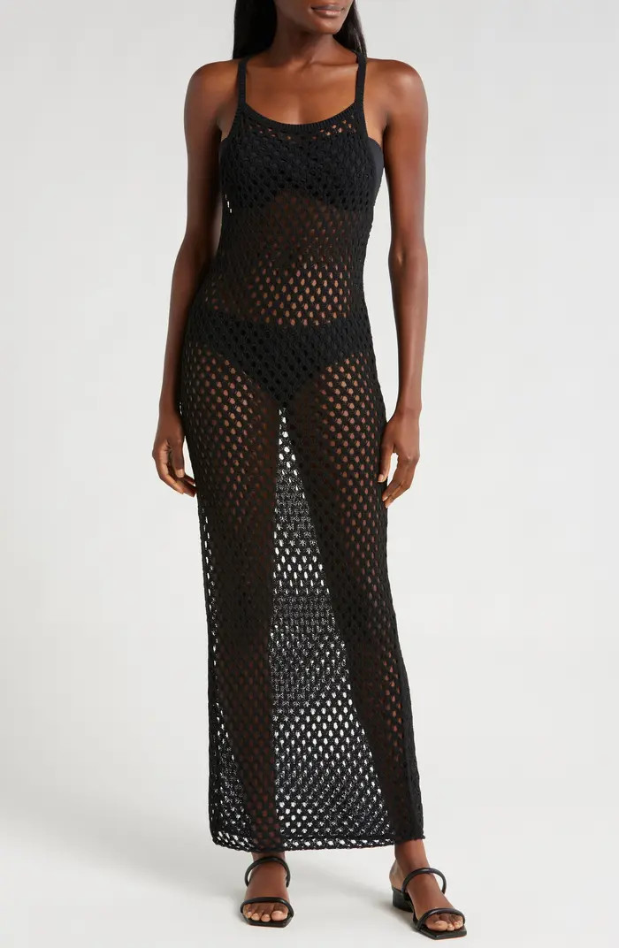 Sweaty Betty Beachside Crochet Cover-Up Dress | Nordstrom | Nordstrom