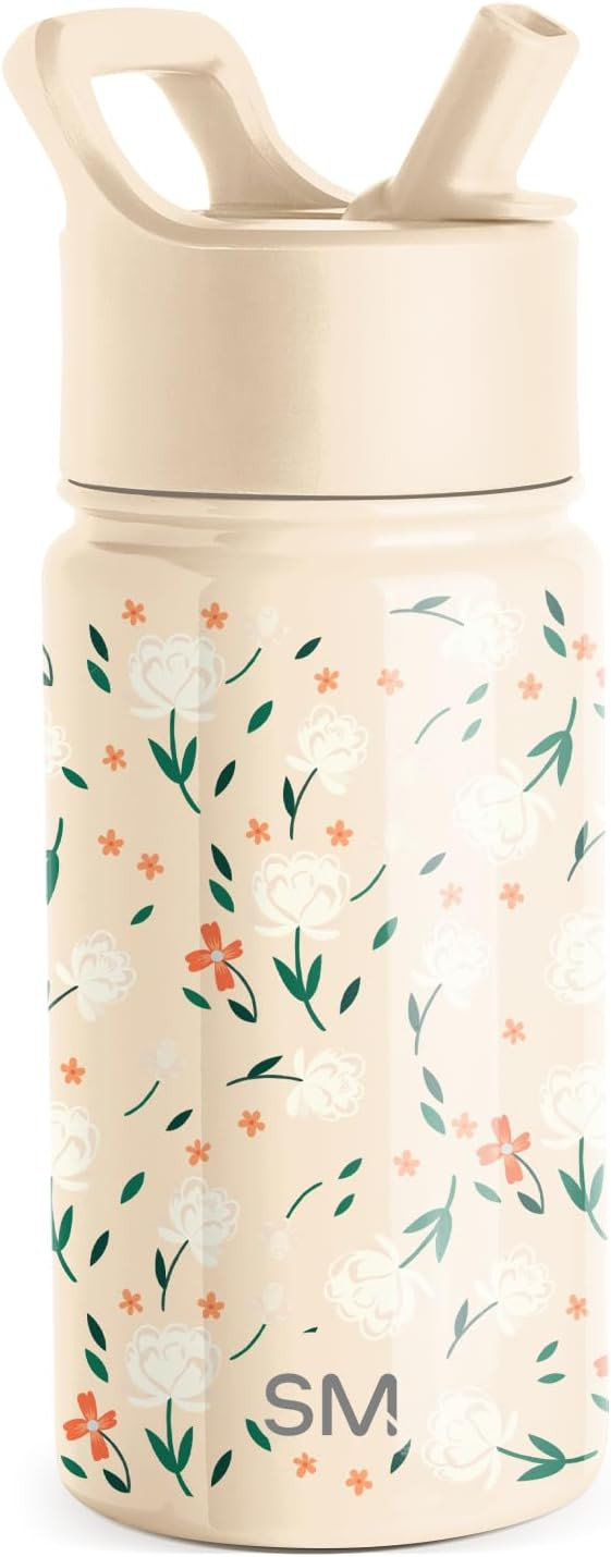 Simple Modern Kids Water Bottle with Straw Lid | Insulated Stainless Steel Reusable Tumbler for T... | Amazon (US)