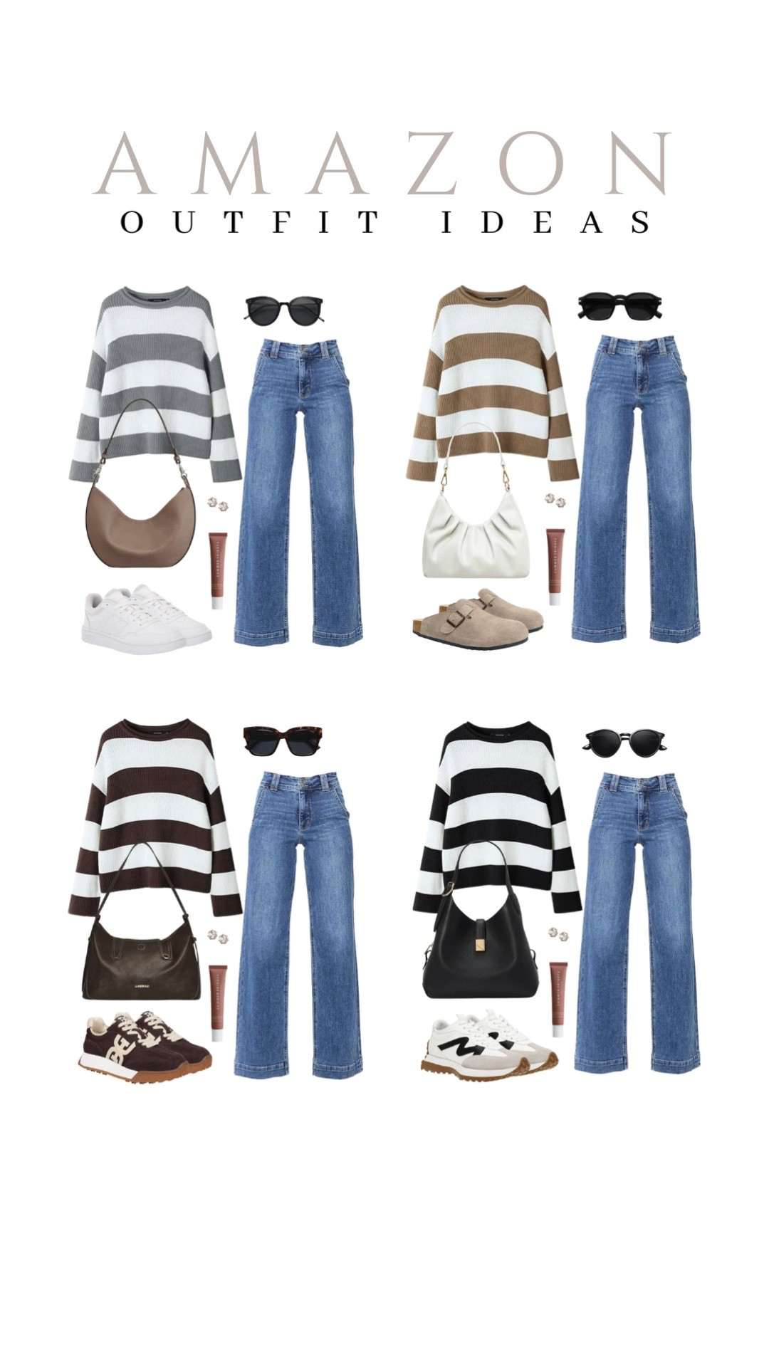 This striped sweater is my new favorite because it’s easy to style!
knit pullover, lace up sneakers, vintage style shades, leather shoulder bag, beauty finds, affordable fashion, trendy look, viral products, casual outfit idea, winter style, how to style, ways to style, winter fashion, amazon fashion, affordable style

#LTKU #LTKSeasonal #LTKBeauty