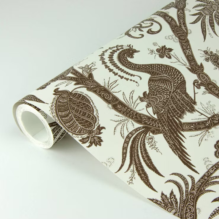 Brewster Java Balinese Peacock Scalamandre Self Adhesive Wallpaper | Target