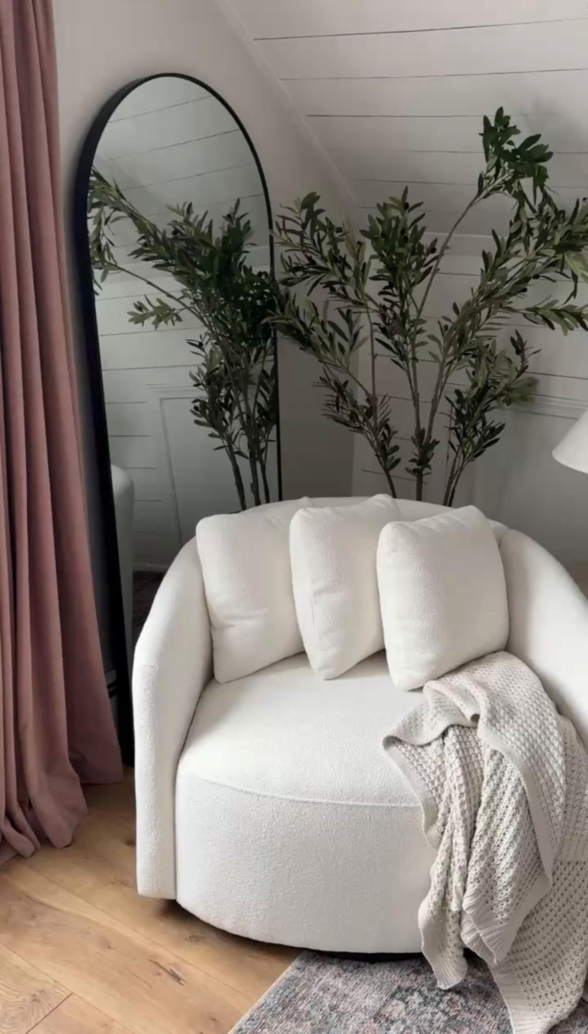 How to style any empty corner! This swivel chair is oversized and so cozy. 

#LTKHome