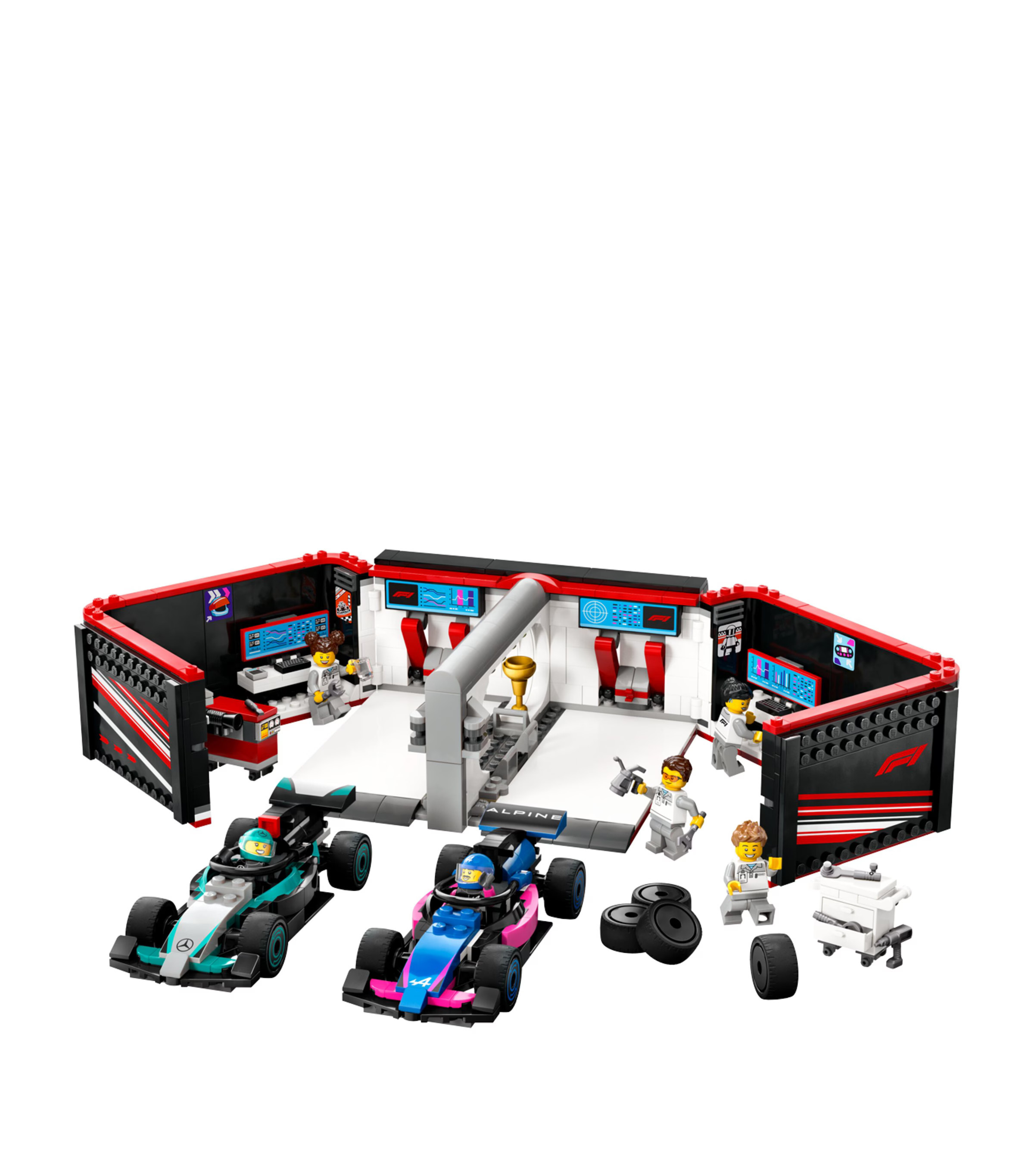 Lego City F1 Garage & Mercedes-Amg & Alpine Cars 60444 | Harrods