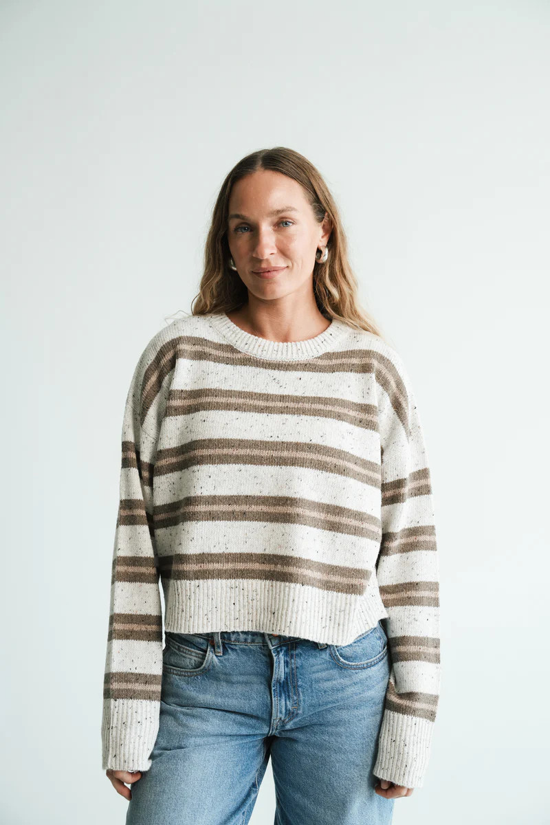 Hadley Stripe Sweater | Carly Jean Los Angeles