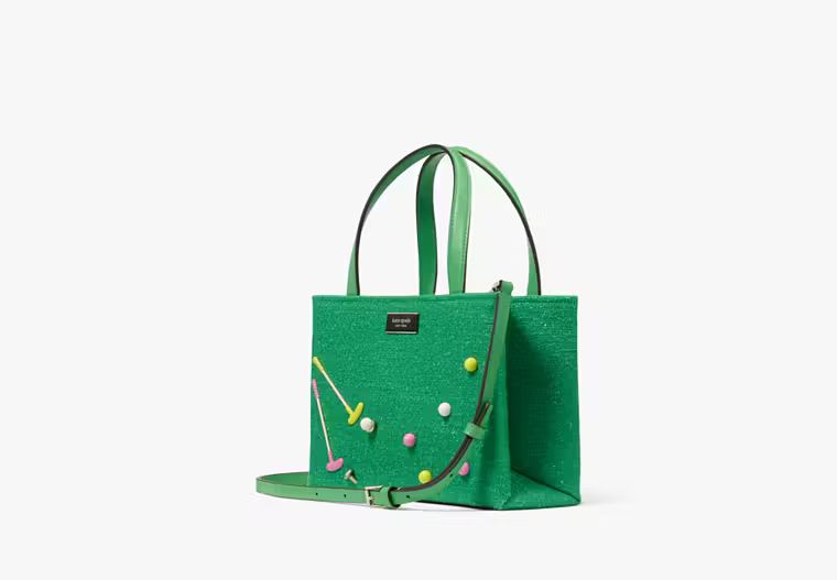Sam Icon Astroturf Fabric Small Tote | Kate Spade (US)