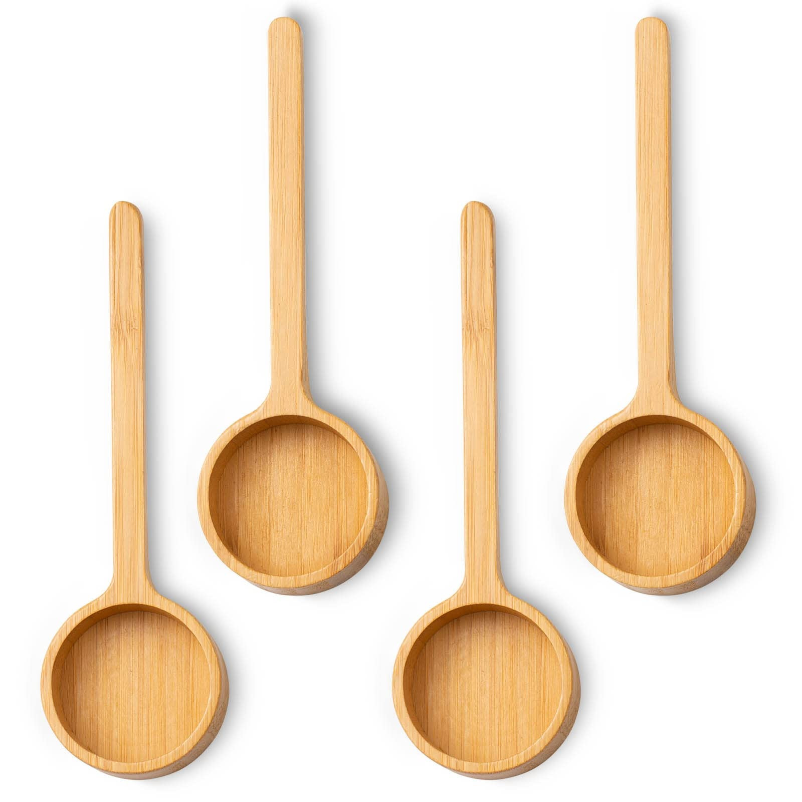 Bamboo Wooden Coffee Scoop Long Handle Measuring Scoop for Jars | Amazon (US)