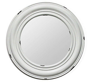 Stratton Home Decor Round Farmhouse Priscilla W all Mirror | QVC
