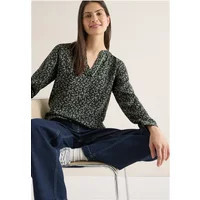 Cecil Damen Gemusterte Bluse in Grün, Gr: XS | CECIL DE