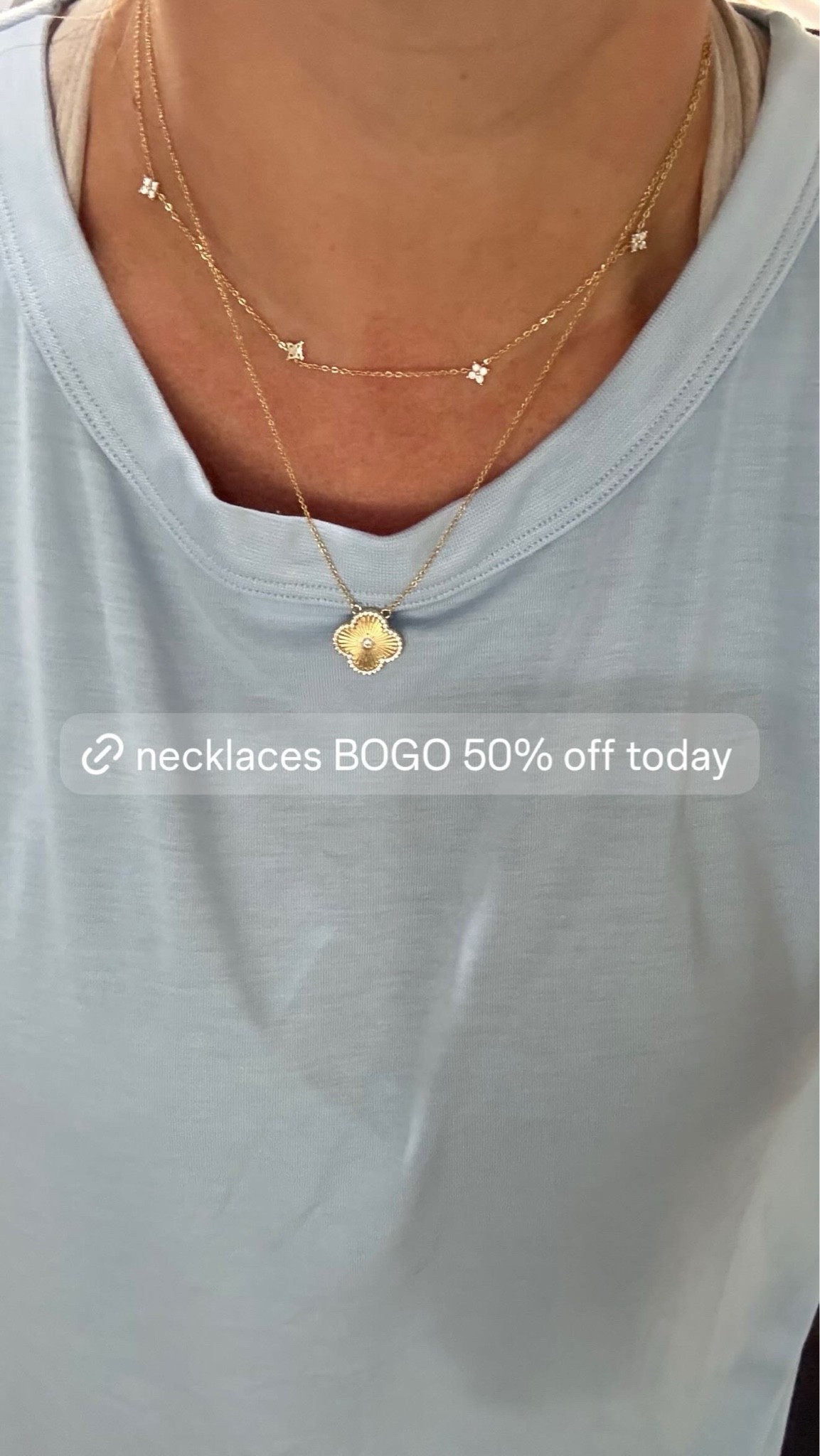 My necklaces are BOGO 50% off today!

#LTKSaleAlert #LTKselfcare #LTKootd