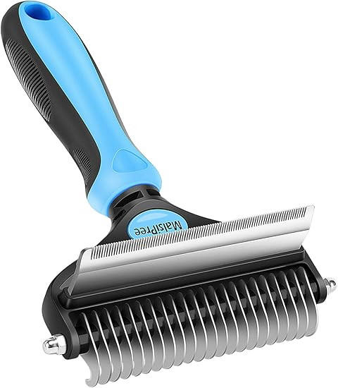 MalsiPree Pet Grooming Brush for Dogs/Cats, 2 in 1 Deshedding Tool& Dematting Undercoat Rake for ... | Amazon (US)