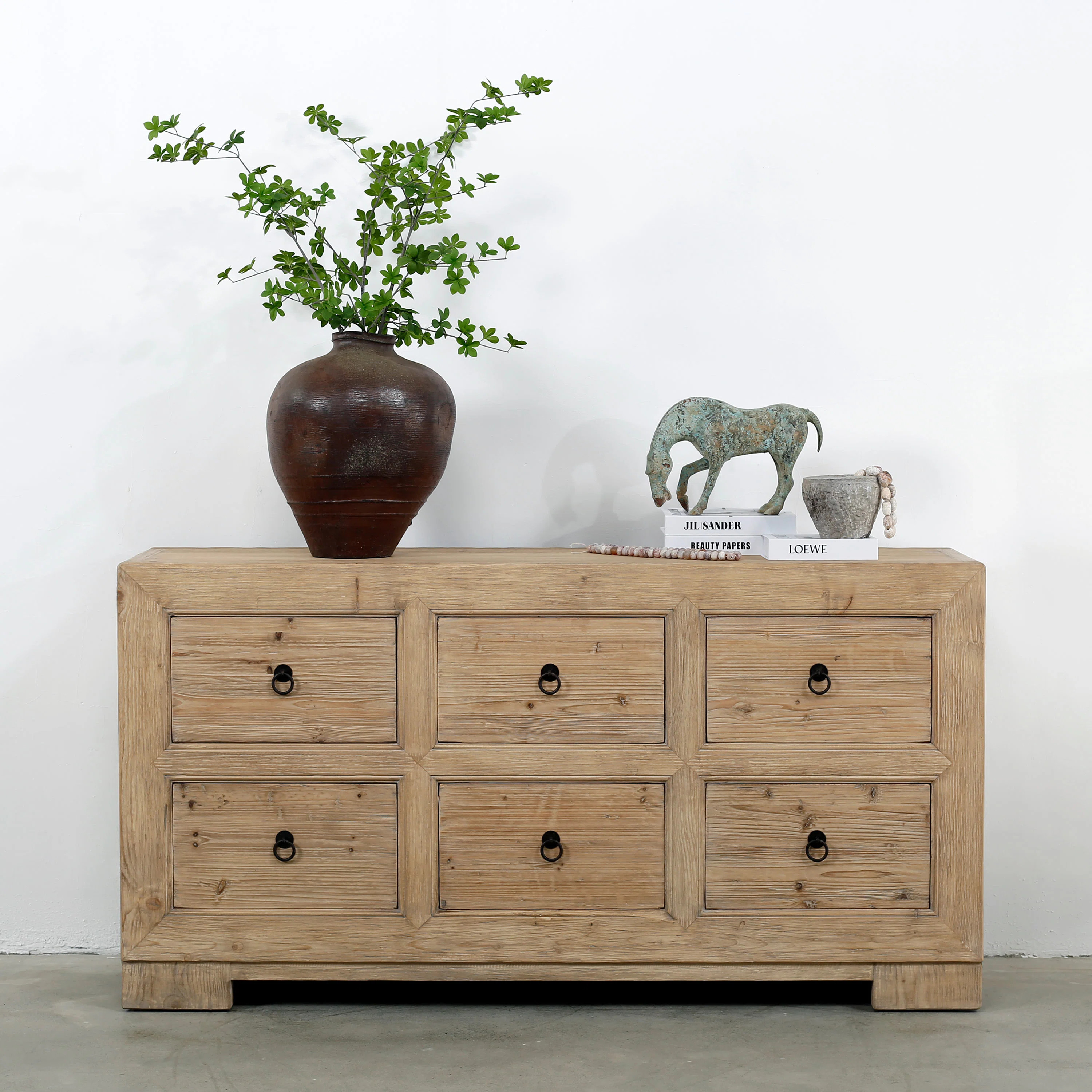 Lily's Living Capri 67.7" Wide 6 Drawer Pine Wood Sideboard | Wayfair | Wayfair North America