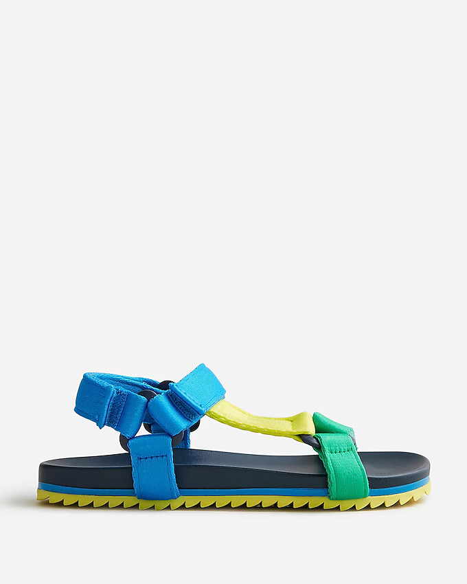 Kids' sporty-strap sandals in colorblock | J. Crew US