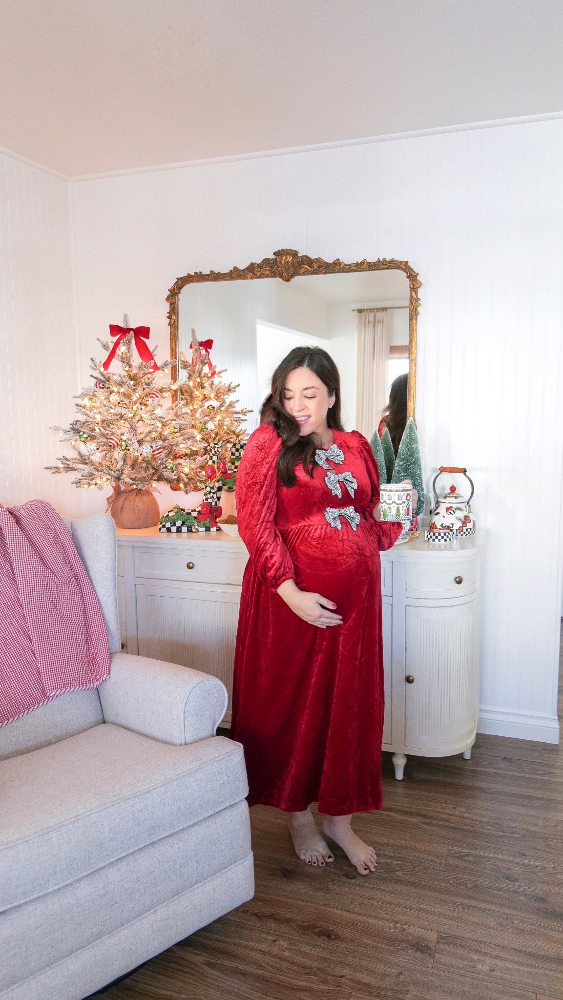 🎄✨ Our Christmas decor is officially complete with the perfect trio: gorgeous bows, delightful sweet treats, and the enchanting charm of MacKenzie-Childs! 🌟❤️ Now it’s time to kick back, soak in the festive vibes, and embrace the magic of the season to the fullest! Let the celebrations begin! 🥰🍬 #ChristmasMagic #MackenzieChilds #HolidayCheer #FestiveVibes #JoyfulMoments #mackenziechilds2025 #mcambassador

#LTKHoliday #LTKSeasonal #LTKHome