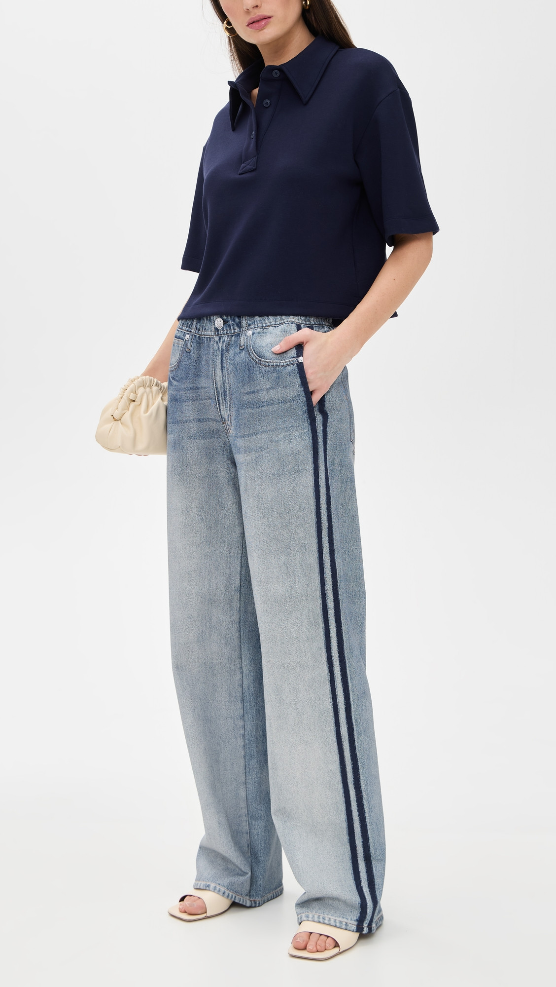 rag & bone Miramar Wide Leg Track Pants Coney XS | Shopbop