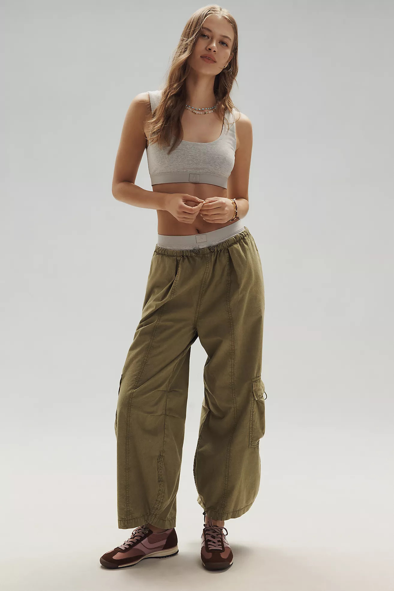 Daily Practice Biennial Wide-Leg Cropped Pants | Anthropologie (US)