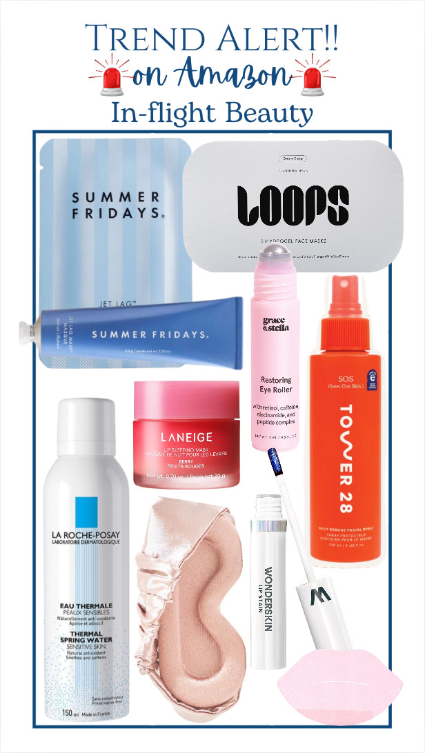 Trending: In-flight Beauty! Take a look at these top picks from Amazon for your next flight 

 #LTKSaleAlert #LTKBeauty #LTKTravel