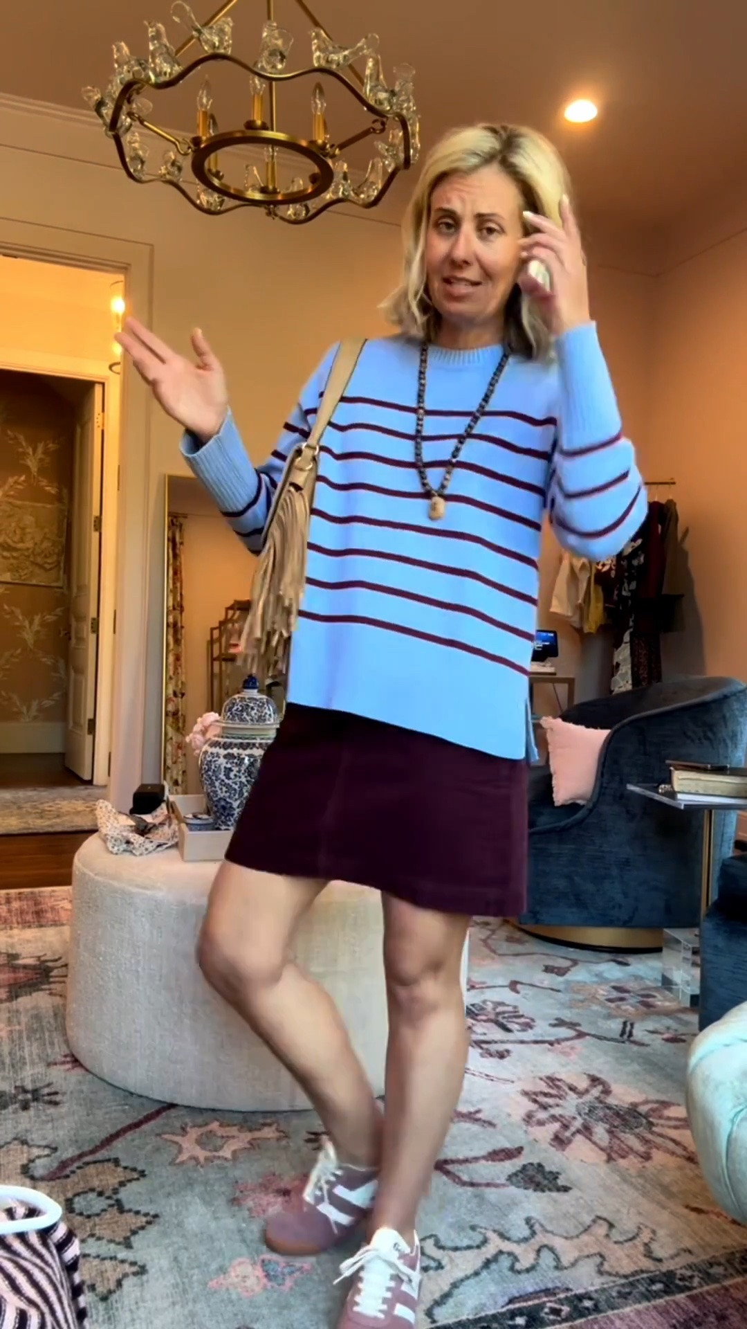 J.Crew Factory…..Everything at least 50% off with extra 20% off on orders $150+
Sizing:
Jacket - small 
Tee - xs
Ruti Pants - 4P
Sweaters - xs
Cord Skirt - 2
Cord Pants - 26P
Suede Dress - 2