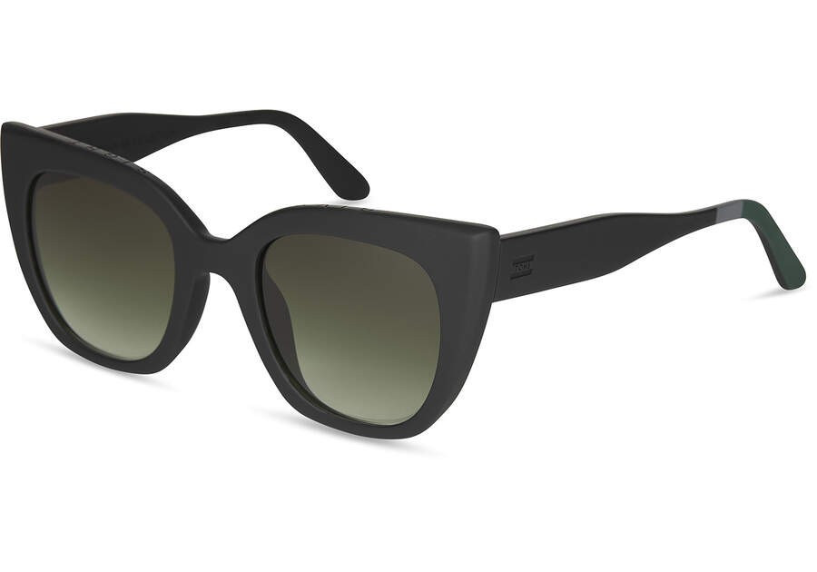 TRAVELER Sydney Matte Black Olive Gradient Lens | TOMS | TOMS (US)