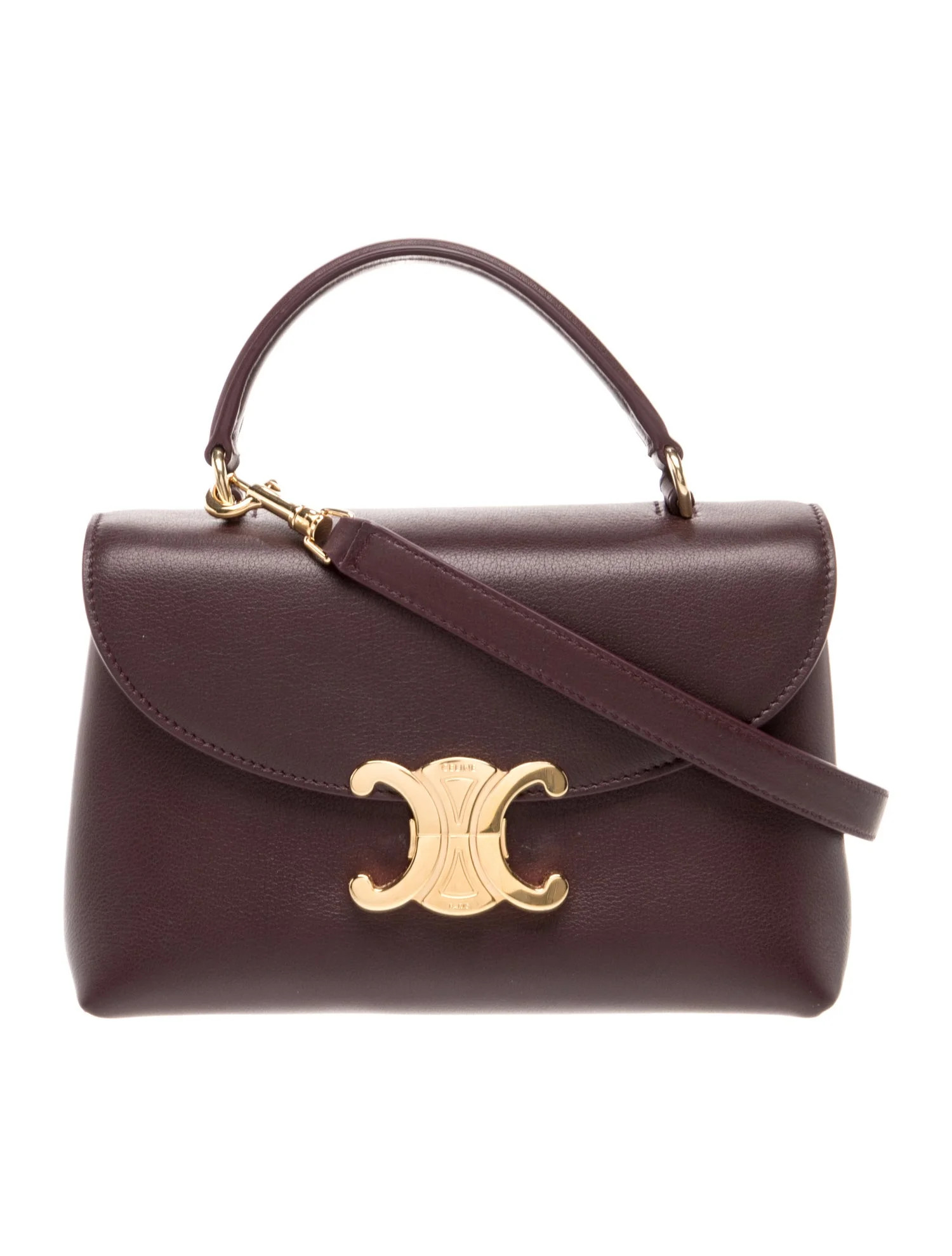 Celine Leather Nino Teen 2026 - Burgundy Handle Bags, Handbags - CEL385597 | The RealReal | The RealReal