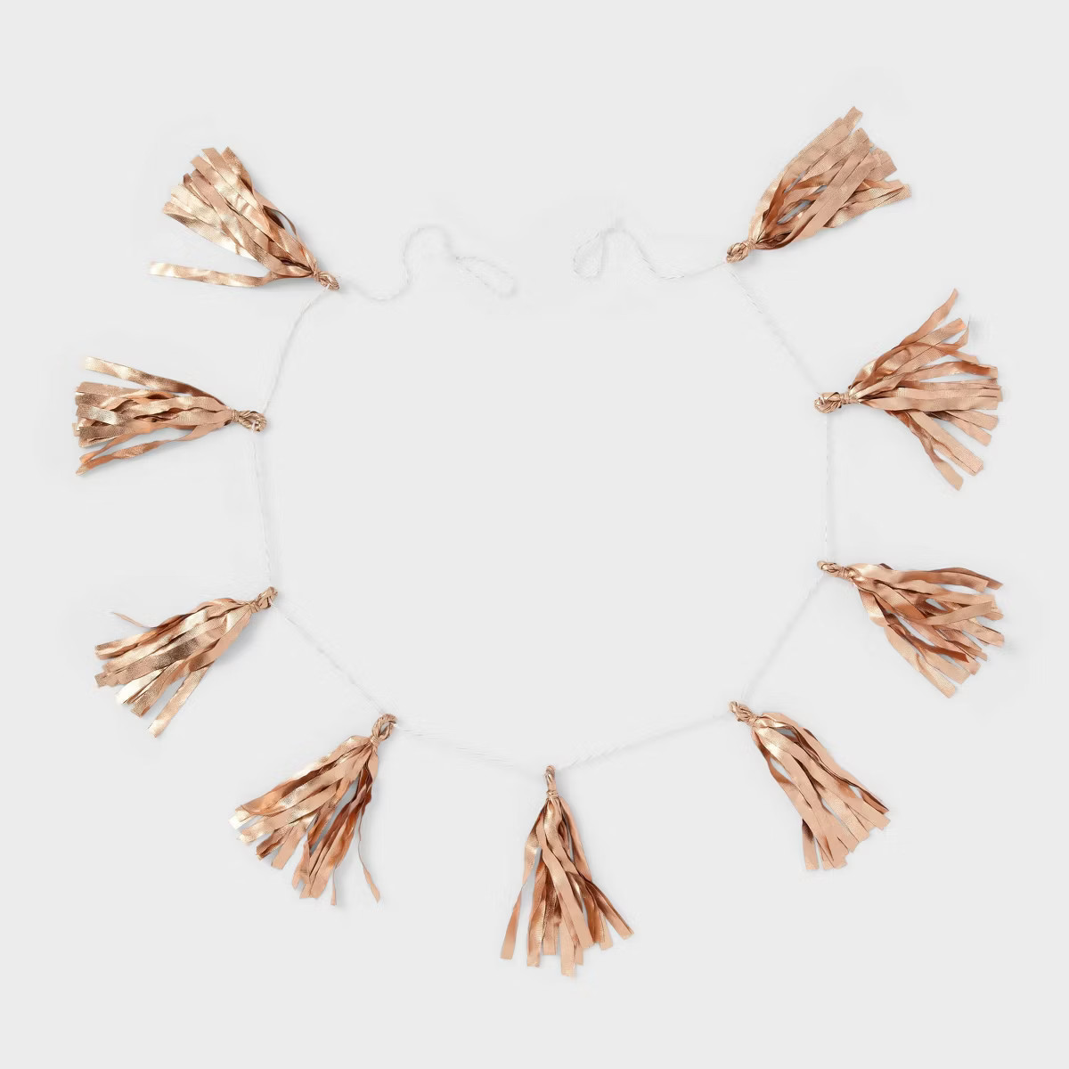 Rose Gold Metallic Tassel Garland - Spritz™ | Target
