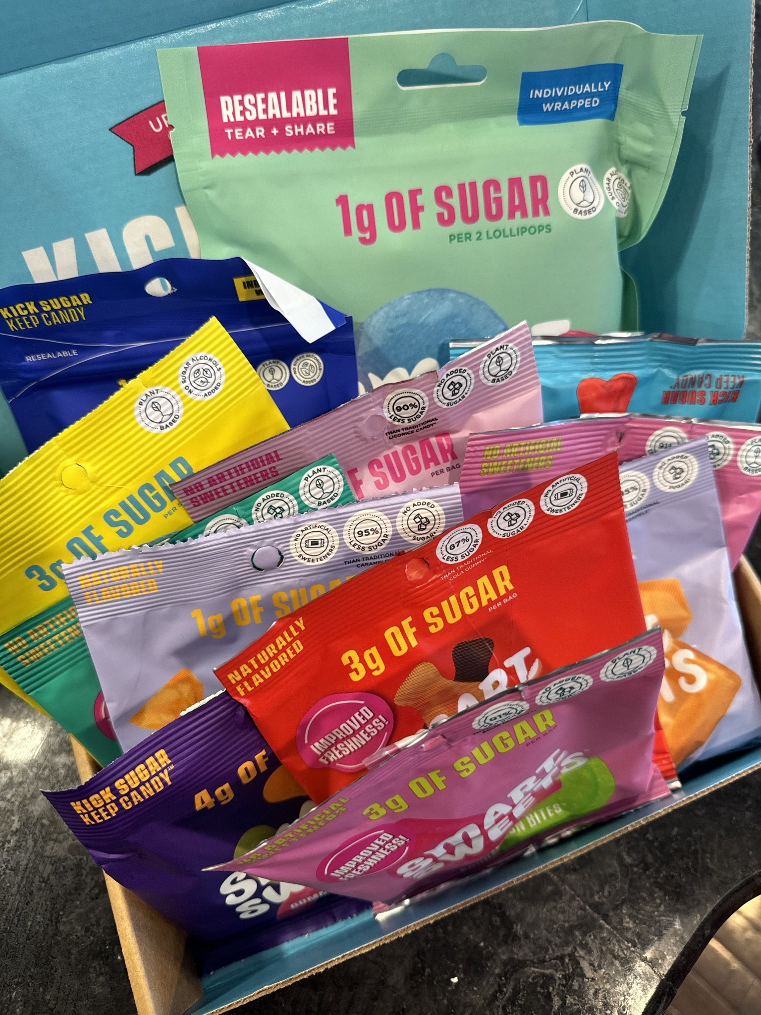 I’ve been a brand ambassador for Smart Sweets since 2021, and I haven’t shared them with you yet! You can either order from the site or buy them right on Amazon! I linked them below from Amazon🥰

🐣PERFECT EASTER GIFT!🐣

They were always amazing, but they’ve since changed the recipe, and added on new types of sweet! 

Included in this variety box:
🍭peach rings 
🍭red twists
🍭sour blast buddies
🍭sweet fish
🍭creamy caramels
🍭sour melon bites
🍭fruity gummy bears
🍭gummy worms 
🍭cola gummies
🍭 jolly gems

The calories are super low! You can eat a whole bag of gummies for less than 100 calories! 🍬

#LTKfindsunder50 #LTKfamily #LTKparties