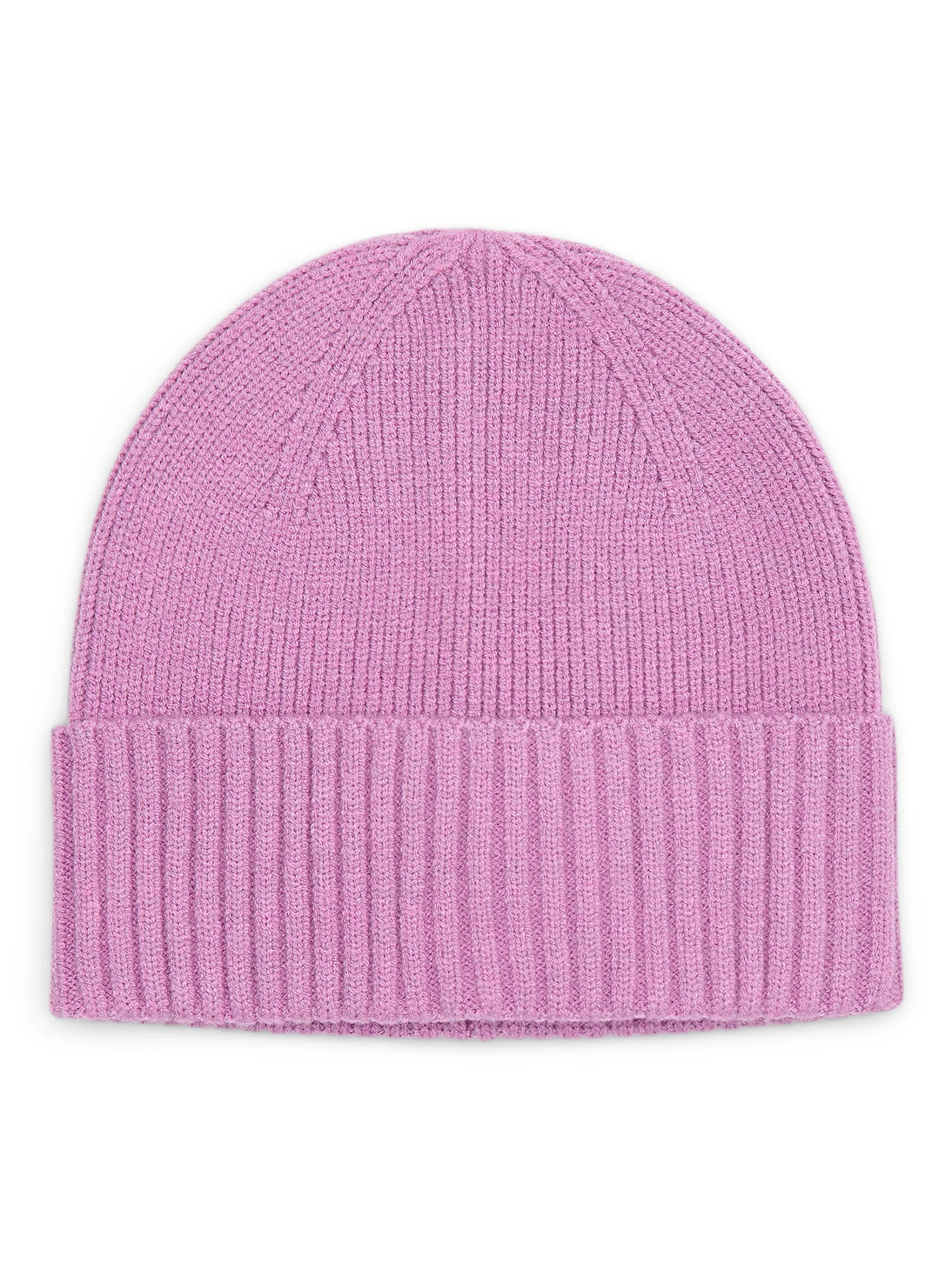 Time and Tru Women's Ribbed Beanie, Purple Dawn | Walmart (US)