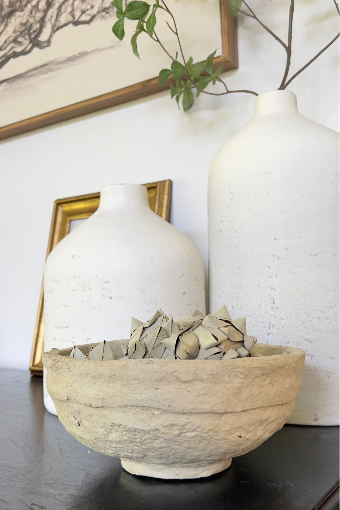 Modern Organic Decor to create a cozy vibe. Paper Mache Bowl !

#LTKHome #LTKFindsUnder100