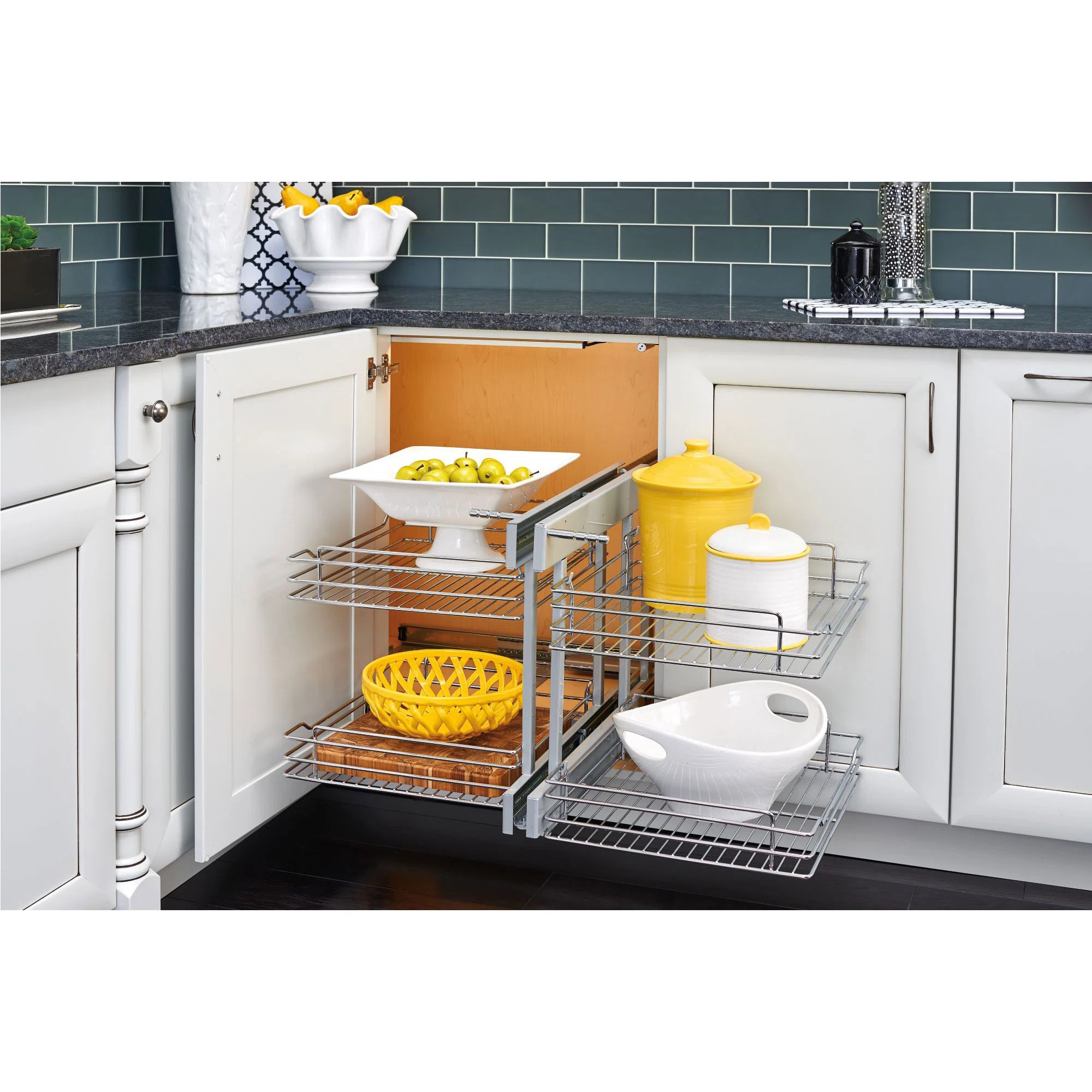 Rev-A-Shelf Pull Out Blind Corner Kitchen Cabinet Organizer | Wayfair North America