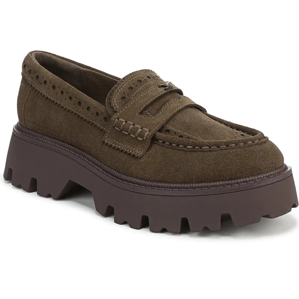 Circus NY by Sam Edelman Paisley Platform Penny Loafer in Olivewood at Nordstrom Rack, Size 7 | Nordstrom Rack