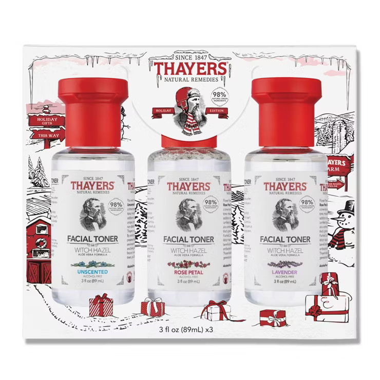 Thayers Natural Remedies Witch Hazel Alcohol-Free Mini Facial Toner Holiday Skin Care Set - 3 fl ... | Target