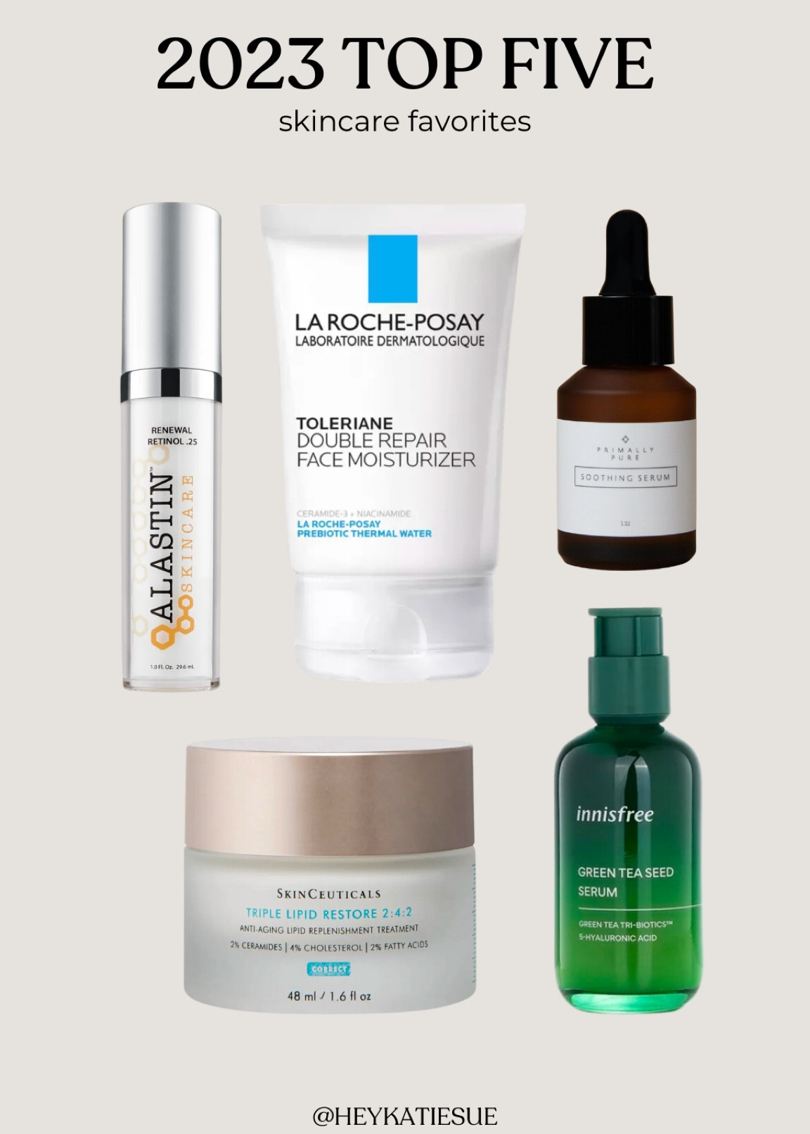 My 2023 top five skincare favorites! 

#LTKbeauty