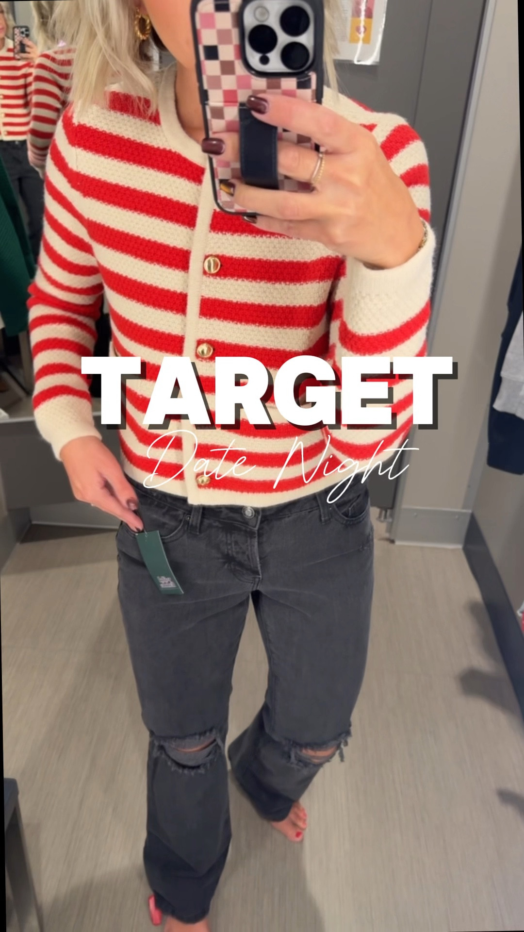 I just discovered the absolute BEST jeans at Target! They fit perfect in all the right places, not too low, not too high! These will be your go to Jean of the season and perfect to elevate any date night! 

Paired with these feminine stripe tops and a cute heel (my Target is very between seasons with shoes right now and had very little options available but I will find some online and pair them!) 

I am 5’6” and with a heel or flat these jeans would be perfection! 

Wearing a size 6 in the Jeans (if in between sizes I would recommend sizing up)

Wearing Small in both sweaters

#Itkstyletip #Itkfindsunder50 #datenightfit #Itkseasonal #target #targetstyle #targetfashion #affordablefashion #style #styleinspo #momstyle #casualstyle #stylesession #tryon #styleonabudget

#LTKFindsUnder50 #LTKVideo #LTKWorkwear