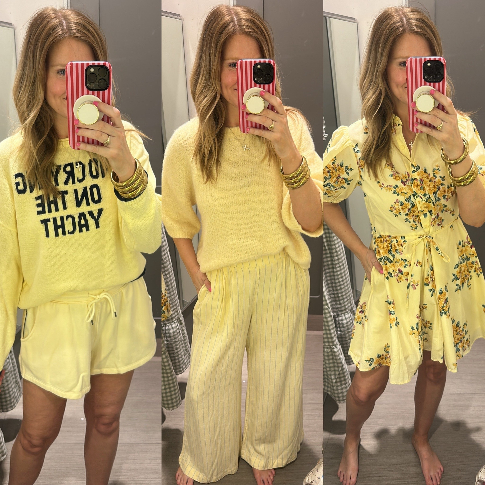 5 outfits. Zero self control. 

Which one are we taking home?? 1, 2, 3, 4, or 5 💛

(And no, I did not need another thing from Target. But here we are.)

#targetstyle #targetfinds #springstyle #affordablefashion #butteryellow