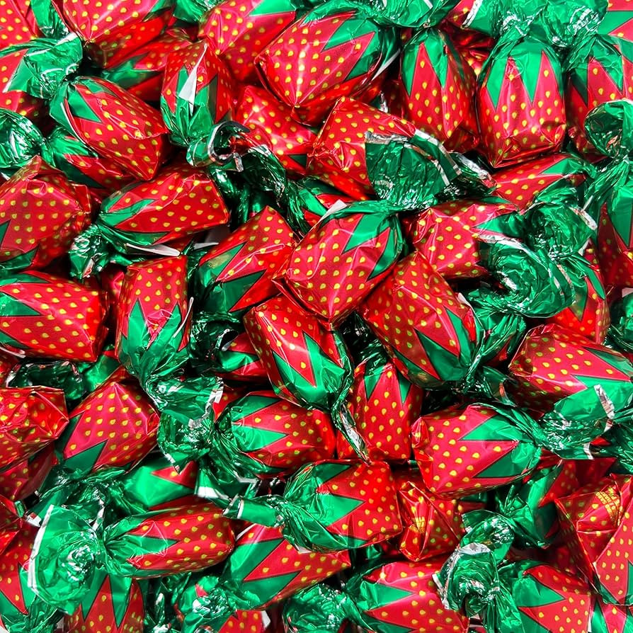Arcor Strawberry Bon Bons, Hard Candy Individually Wrapped, 1 Lb Bag | Amazon (US)