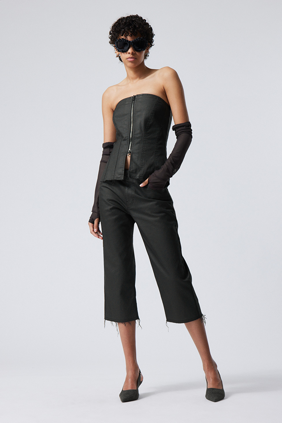 Aceso Coated Trousers | Weekday