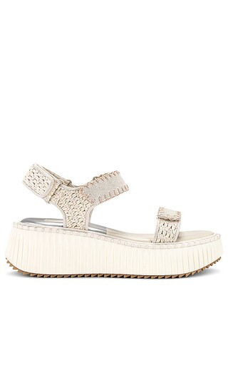 Debra Sandal in Ivory Suede | Revolve Clothing (Global)