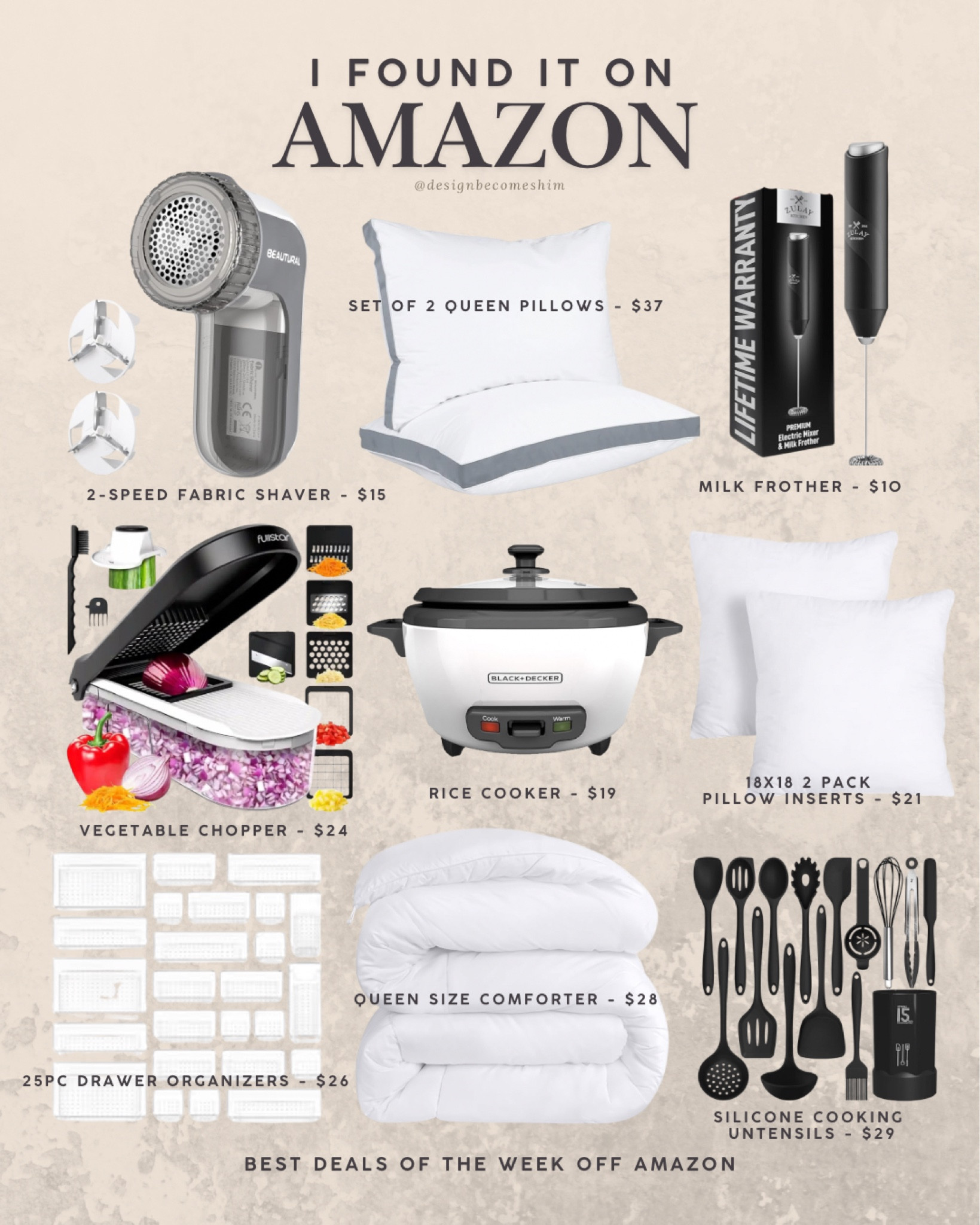 This weeks INSANE Amazon deals!! Shop them before the sale ends  

#LTKHome #LTKSaleAlert #LTKFindsUnder50