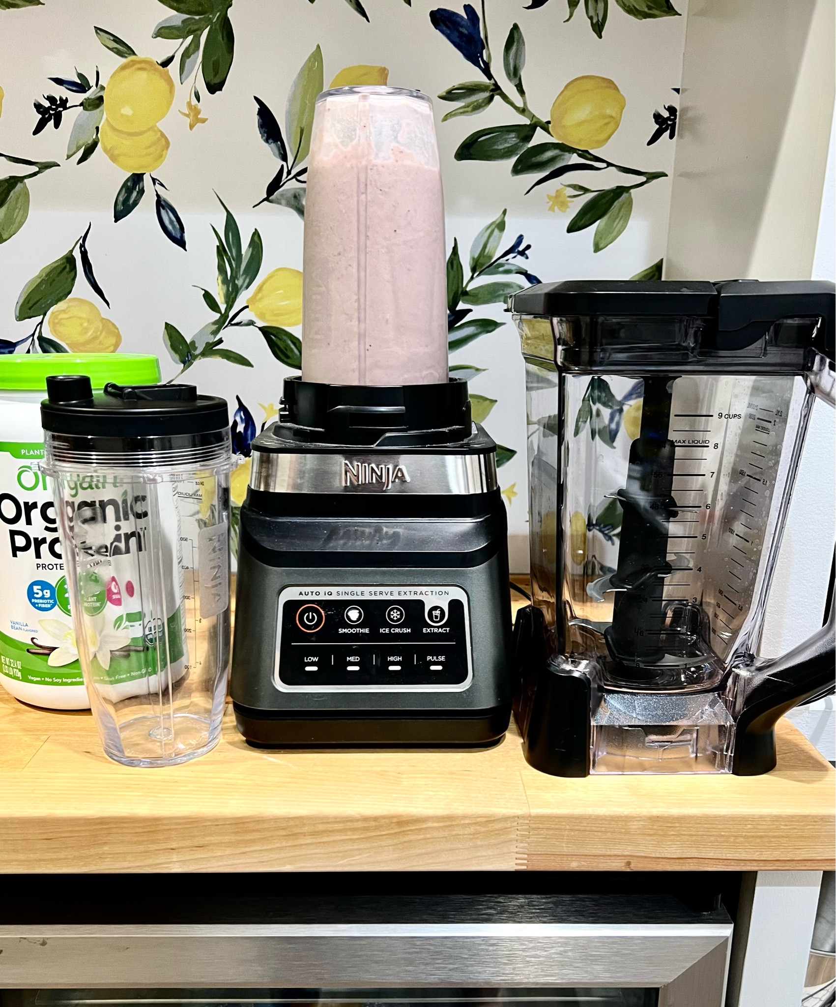 My go-to kitchen work horse especially for smoothies in the morning. These separate smoothie cups are a lifesaver for cutting down on dishes and there is nothing this blender can’t blend! 

#LTKsalealert #LTKhome