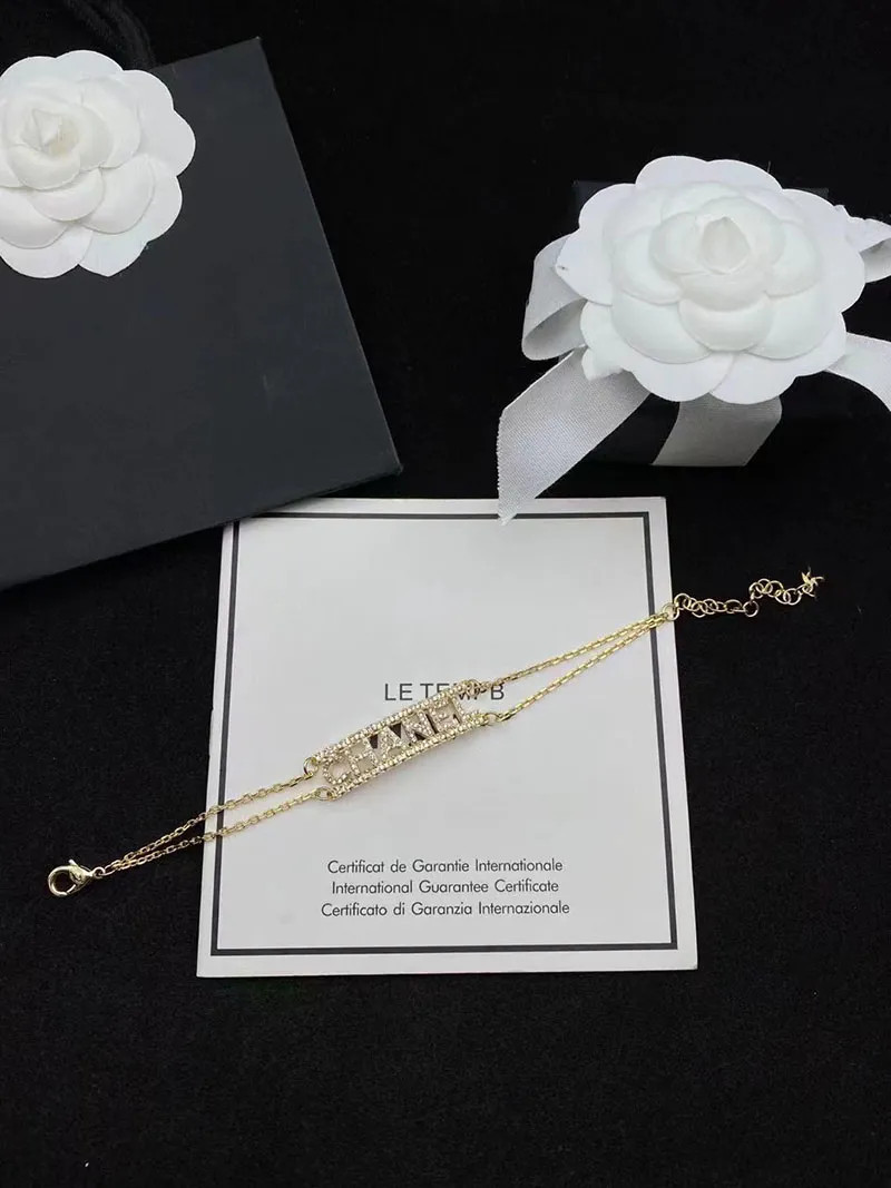 luxury brand designer series 18K gold charm bracelets shining crystal bling diamond pearl shell e... | DHGate